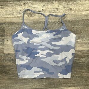 Camo blue colored Victoria secret-PINK workout tank top